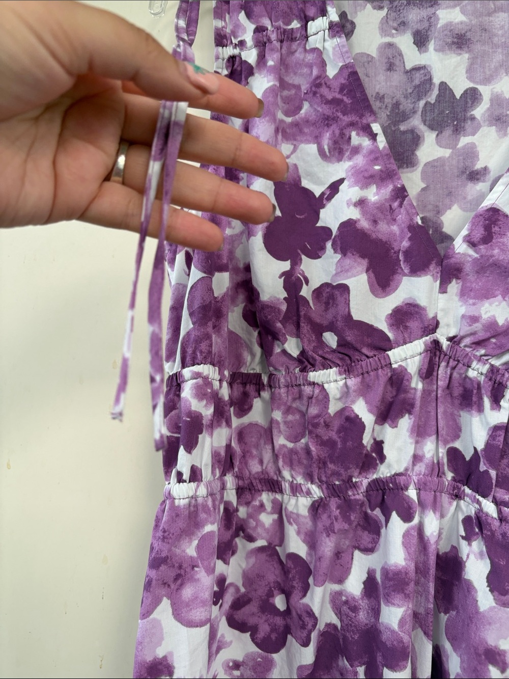 Rails Purple Watercolor Floral Blouse - Picture 8 of 12